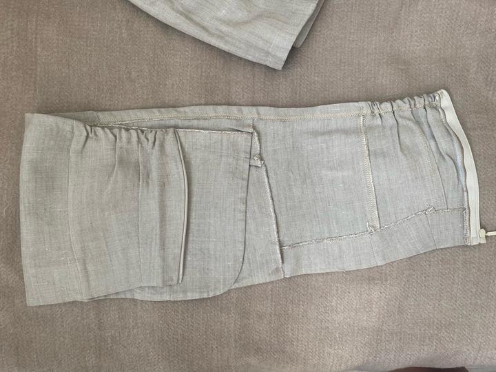 Комплект мини юбка+ топ без брителей