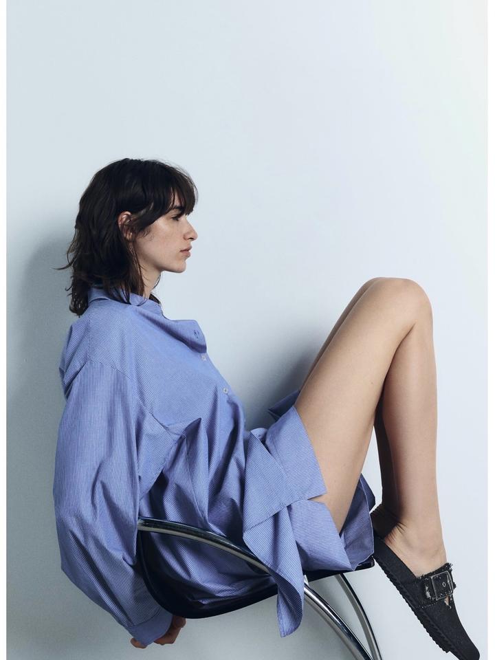 Джинсовые сабо Zara