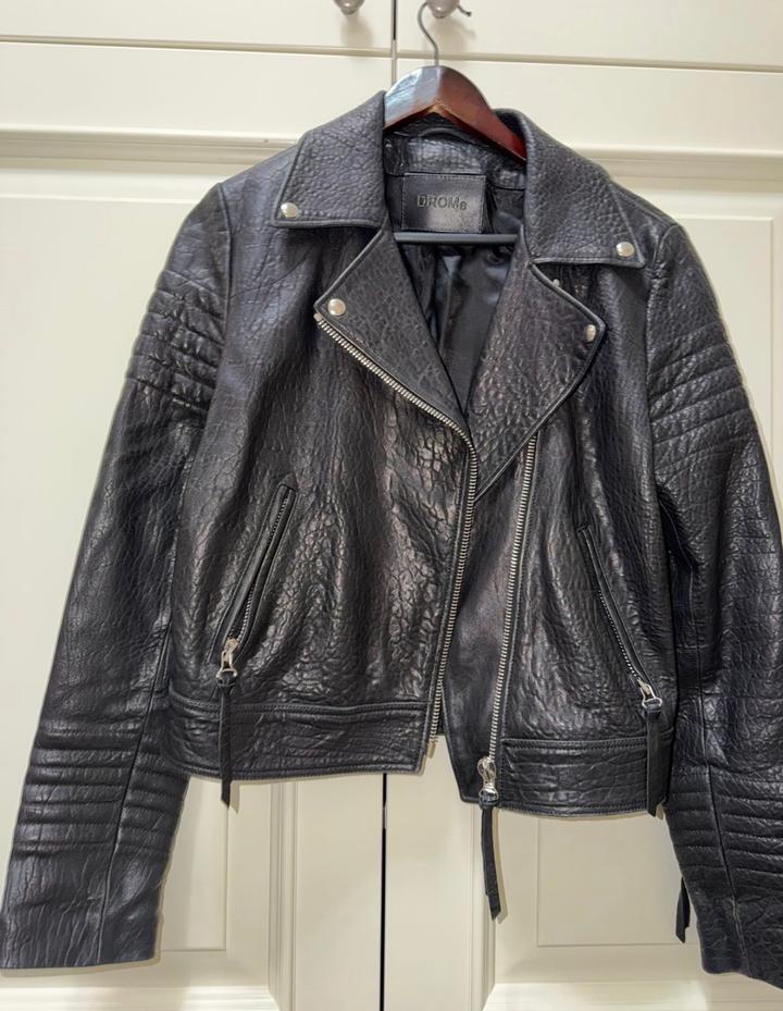 Кожанная куртка DROMe