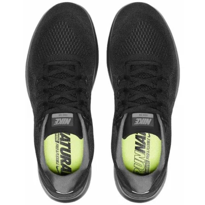 EUC Nike Women US 8 Free RN Black Training Running Shoes Sneakers