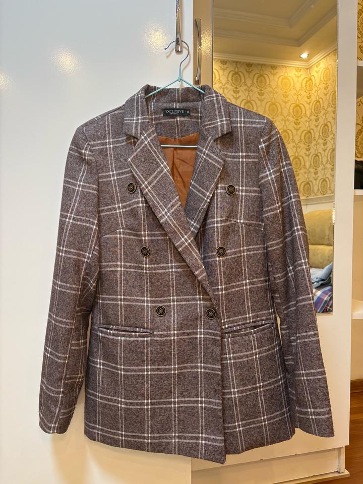 Пиджак в клетку