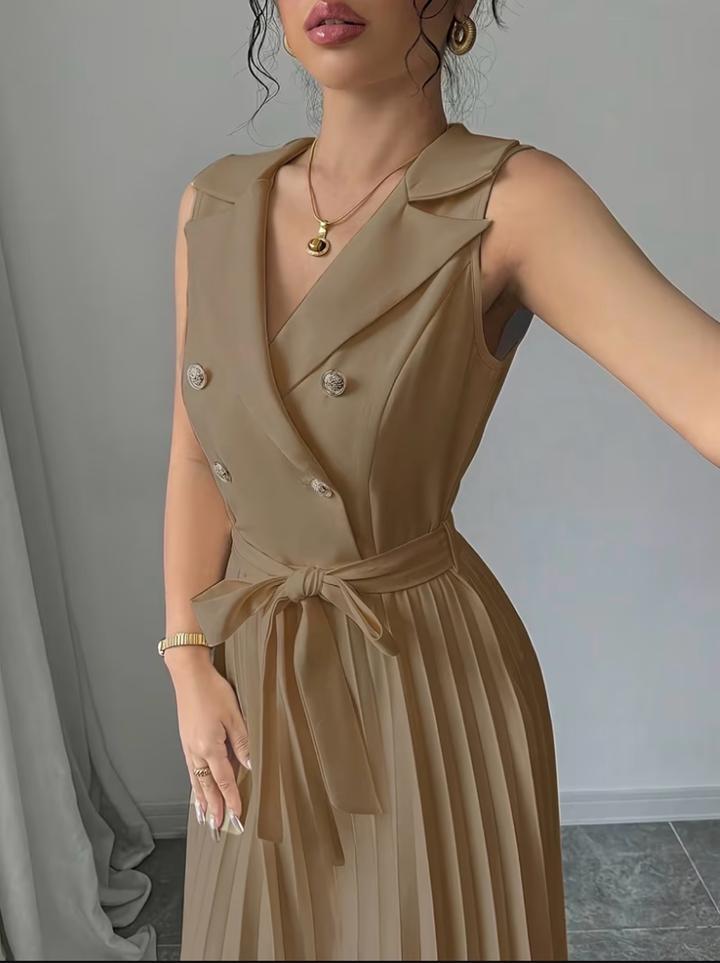 Плиссированное платье