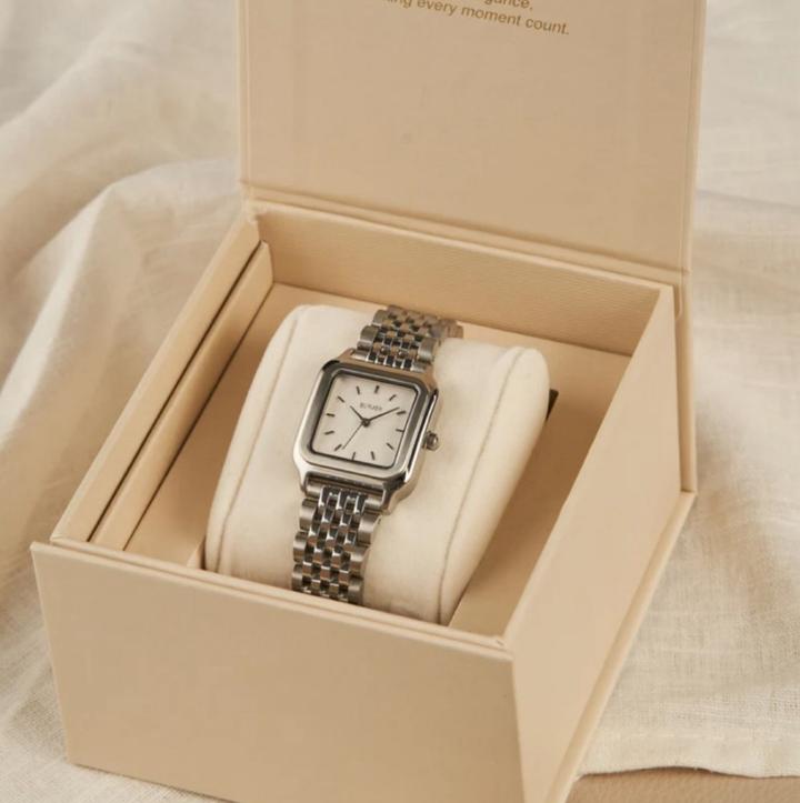 Кварцевые BURKER Macy Petite Silver White нержавеющая сталь