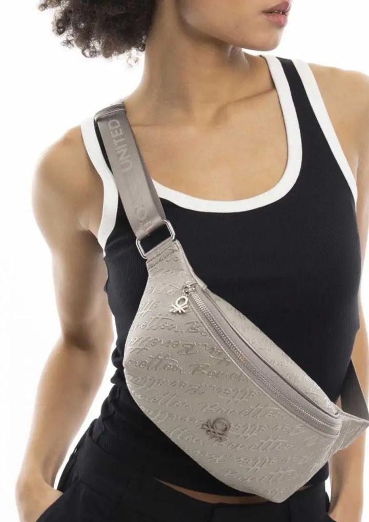 Серебристая женская сумочка United Colours of Benetton