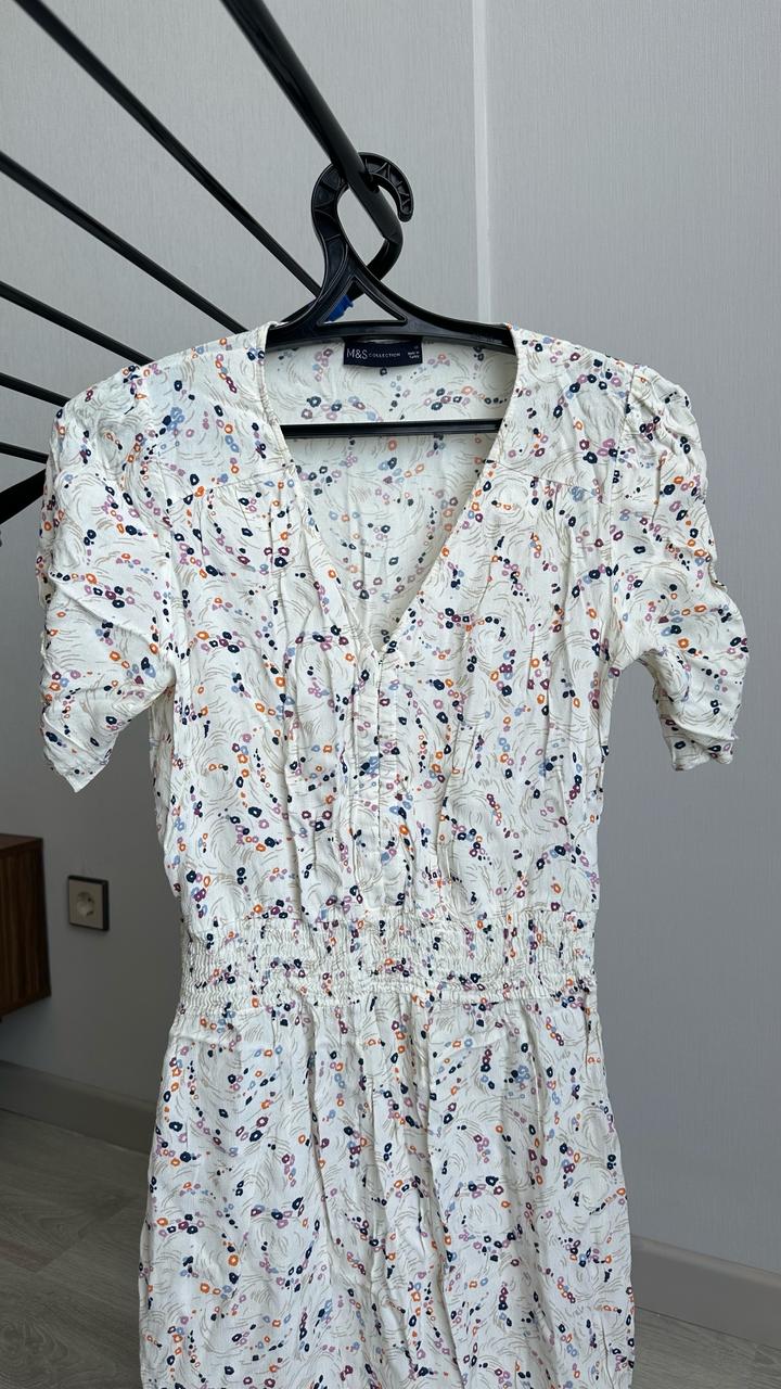 Белое платье Marks and Spencer