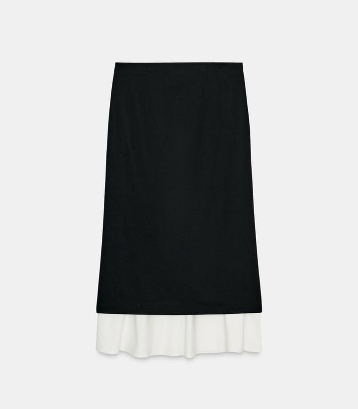 Юбка комбинированная Zara
