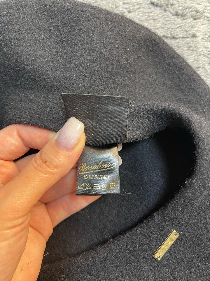 Черный берет Borsalino