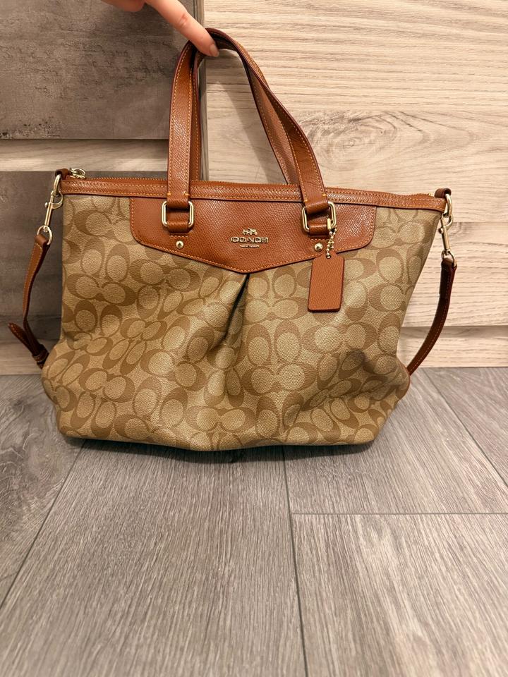 Coach Signature City Zip Tote Bag