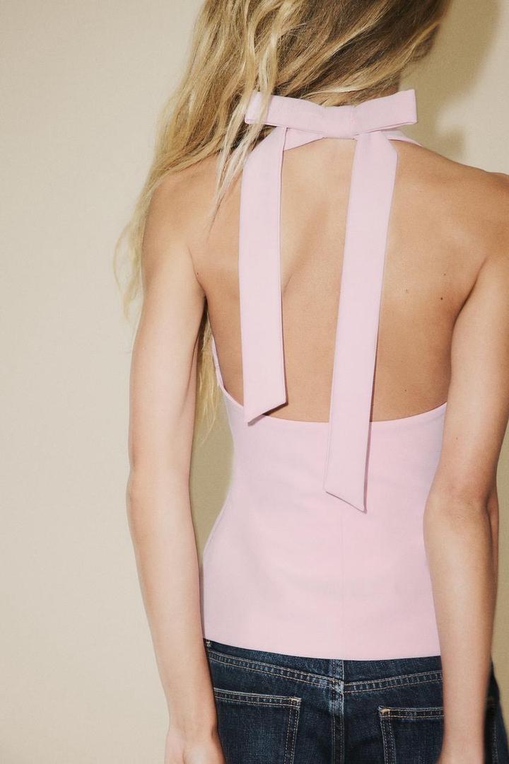 Розовый топ Zara