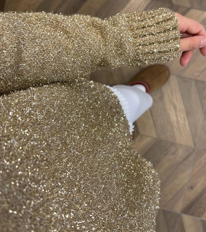 Свитер джемпер золотой Reserved