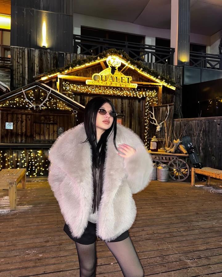 Осенно-весенняя шуба Зара