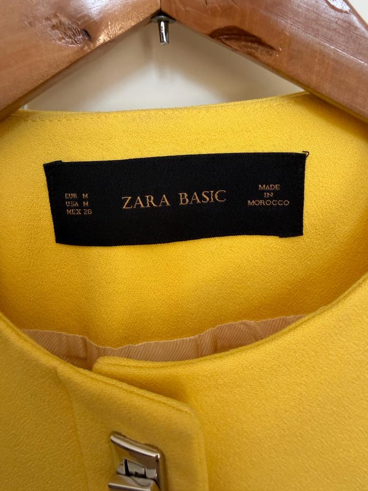 Пиджак желтый zara