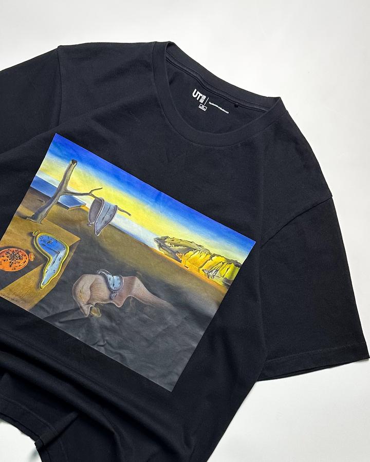 t-shirt by uniqlo • the museum of modern art • salvador dali