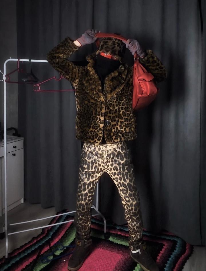 Roberto Cavalli Leopard pants