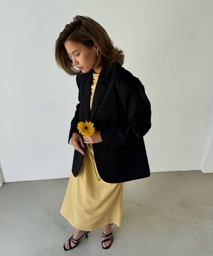 Черный пиджак Papermoon