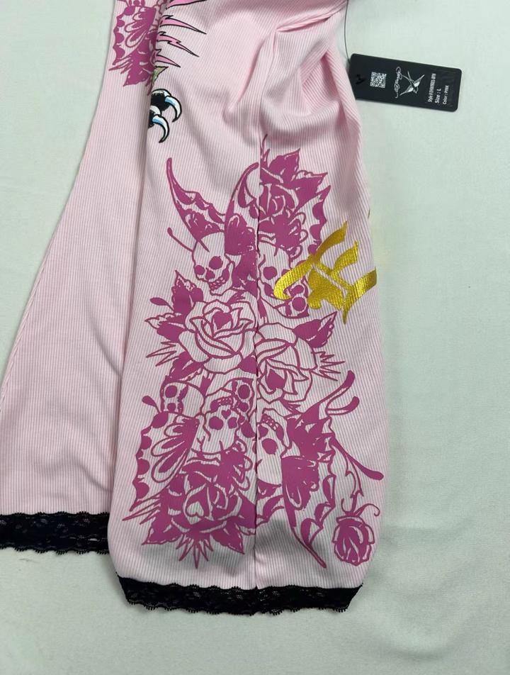 Ed Hardy розовый комбинезон