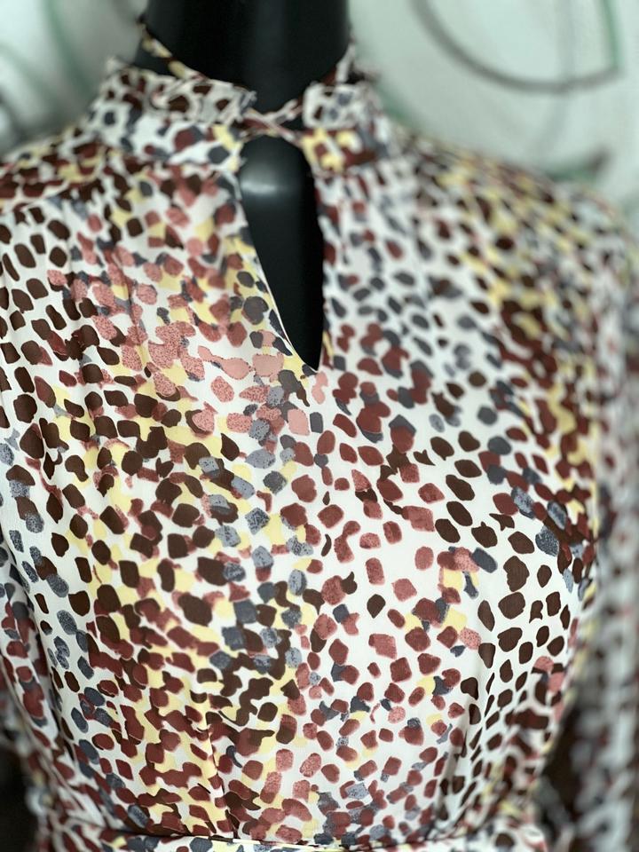 Шифоновое летнее легкое платье