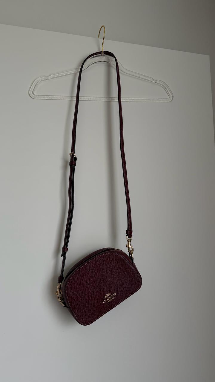 Бордовая сумка Coach