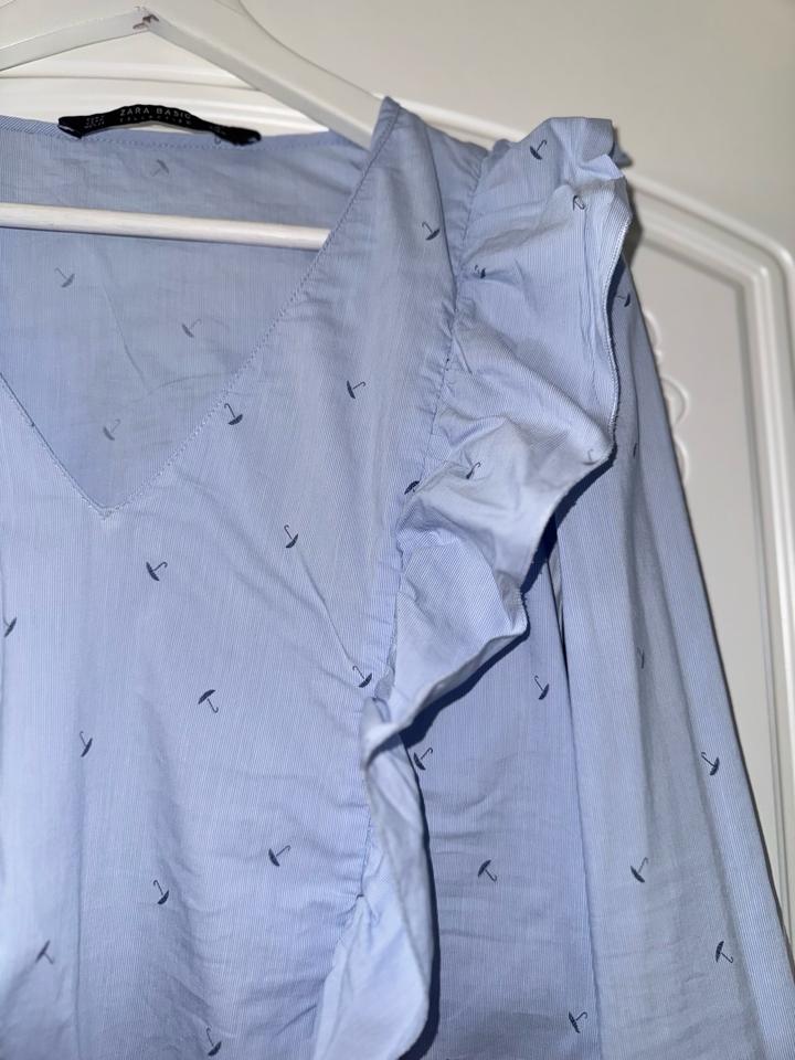 Рубашка голубая Zara