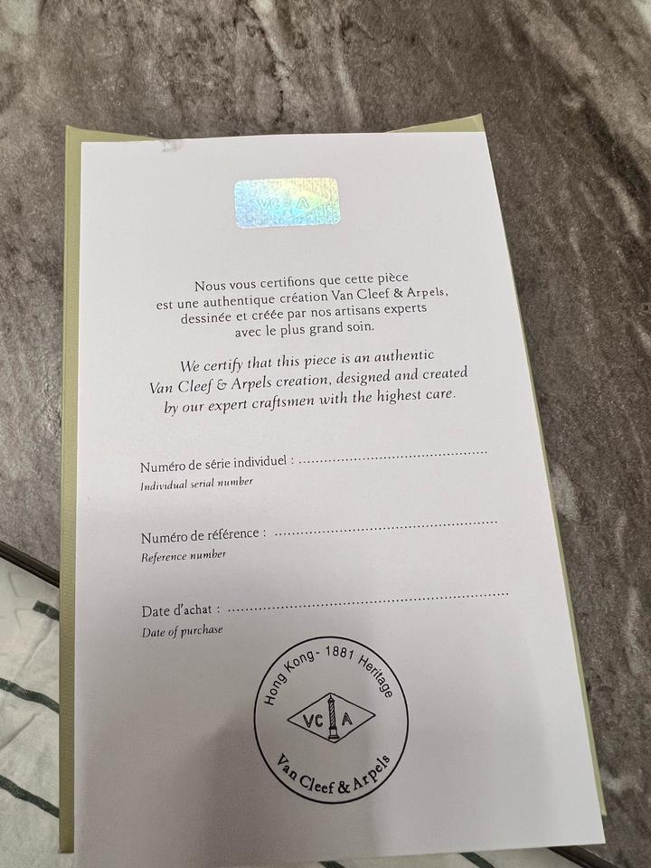 Браслет van cleef sweet alhambra
