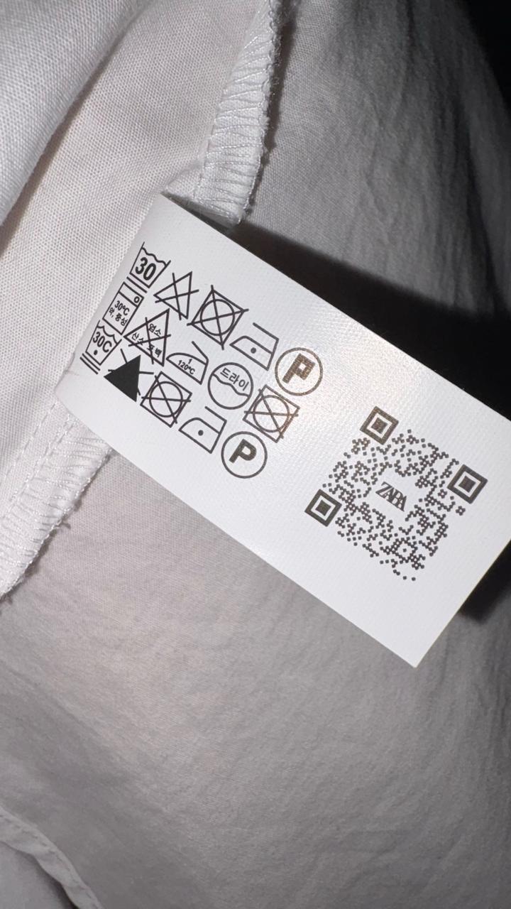 Белая рубашка зара