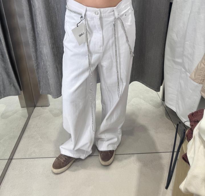 Белые джинсы Lime