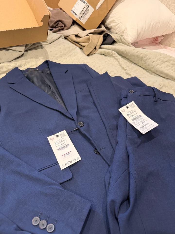 Новый костюм (пиджак, брюки) Zara