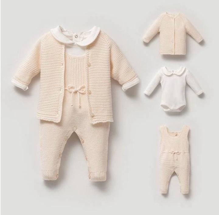 Вязаный комплект от Nipperland, размер 50-56