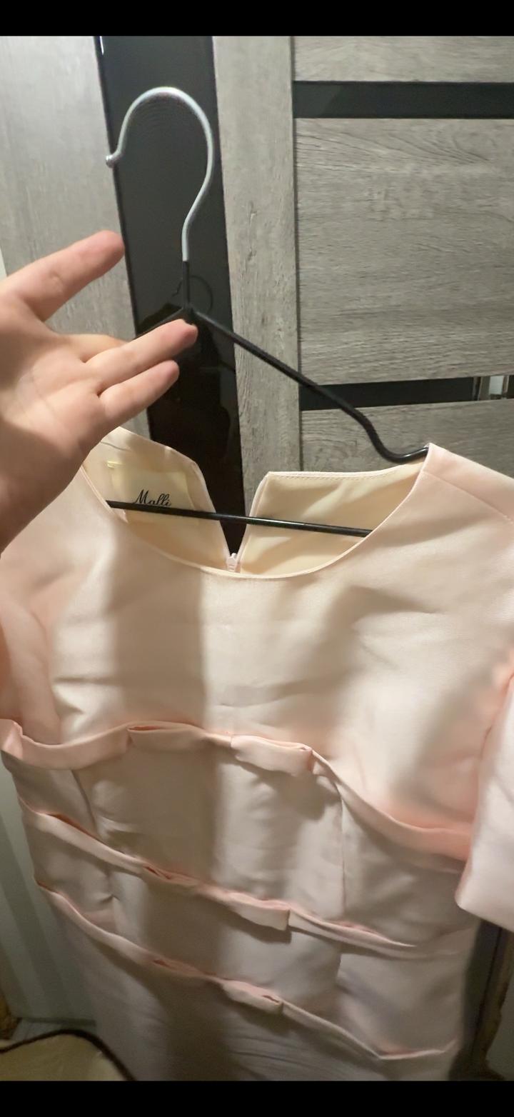 Нежно розовое платье Malli