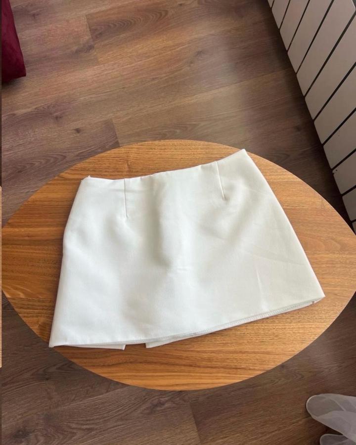 Белые юбка-шорты Zara