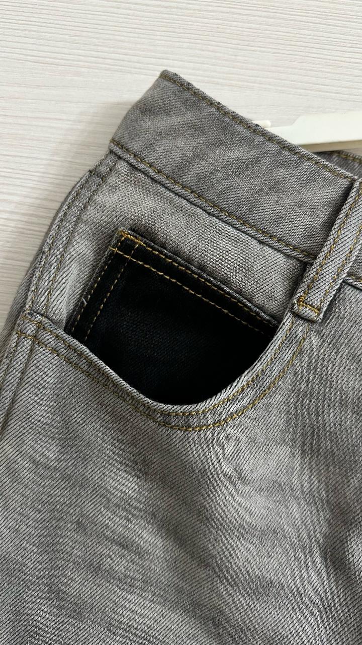 Серые джинсы Корея