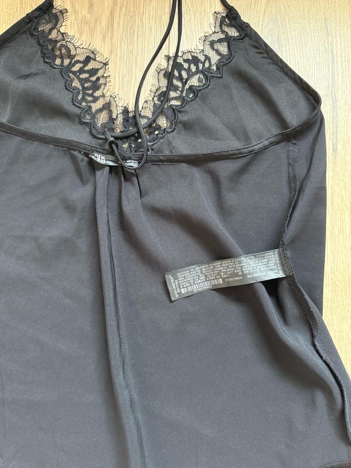 черная ночная сорочка Zara