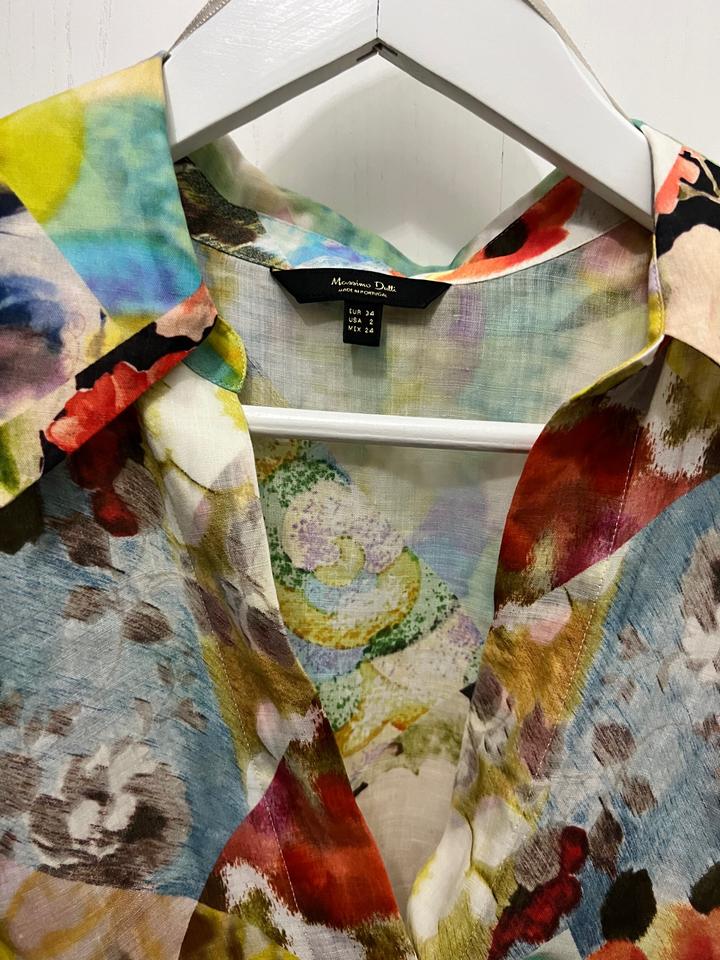 двойка лен massimo dutti