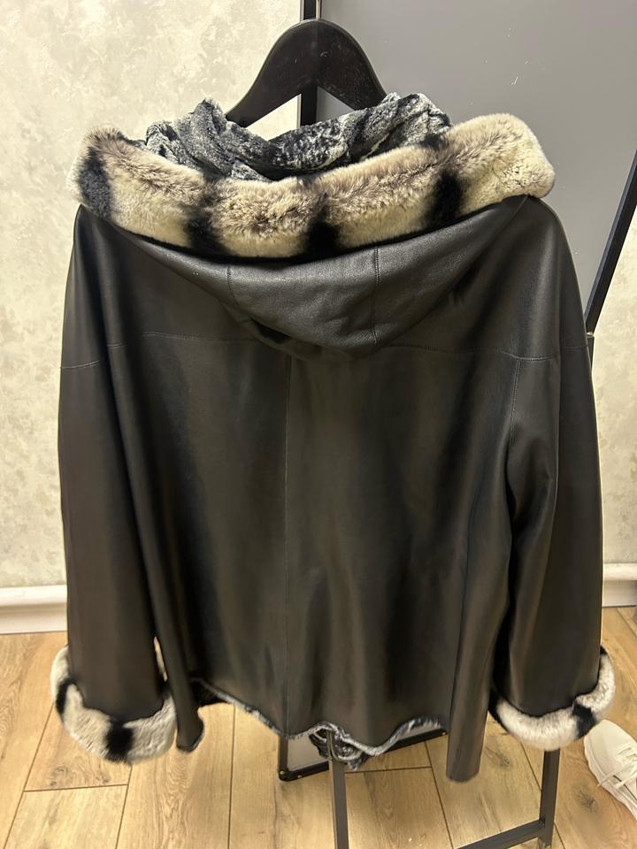 Кожанка с мехом