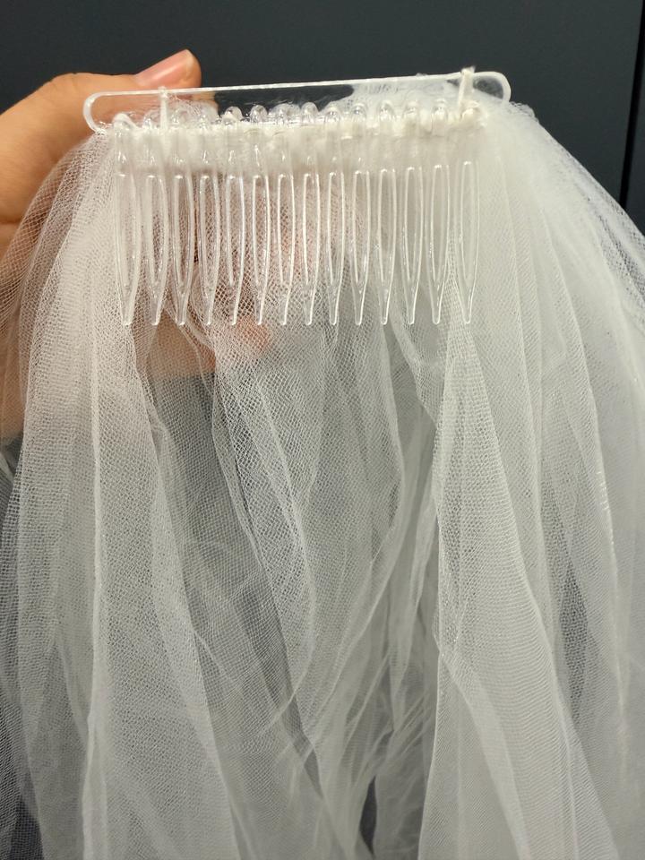 Белая свадебная фата