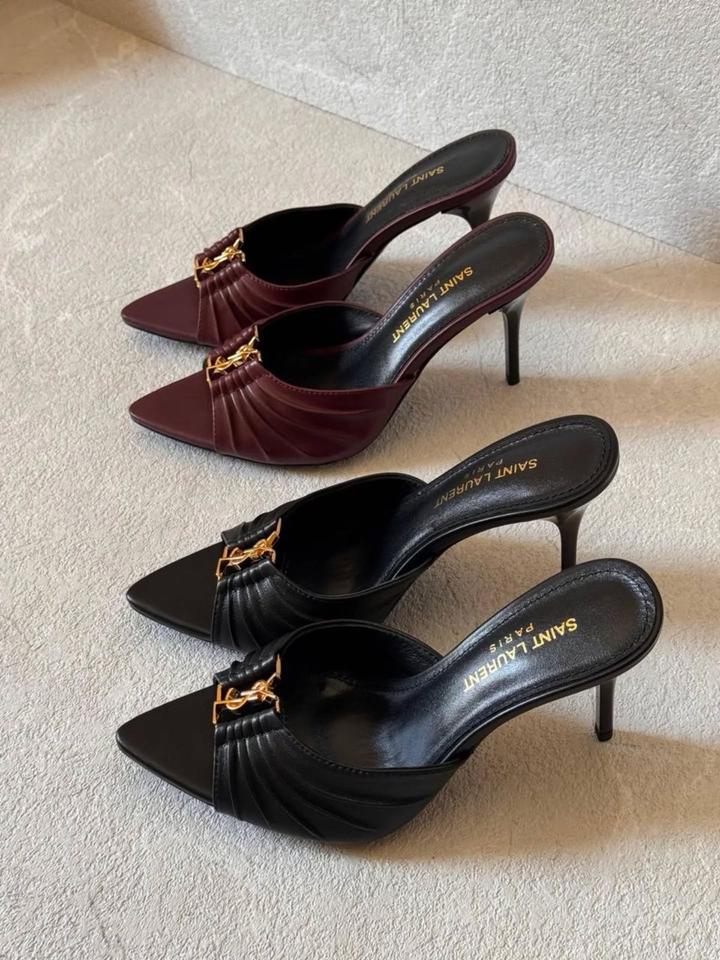 Мюли на каблуках YSL
