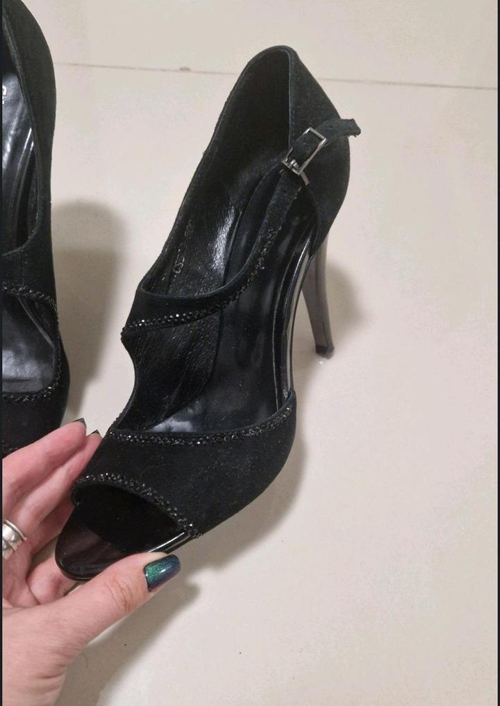 Туфли замшевые