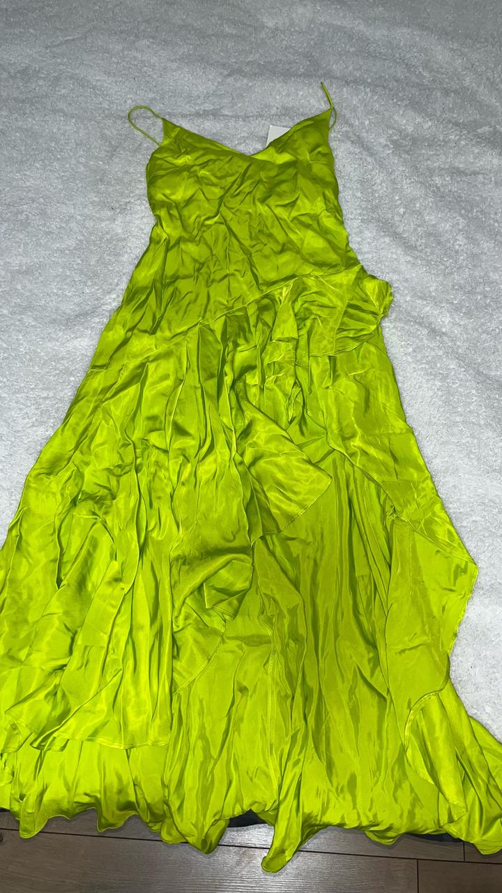 зеленое платье LIME