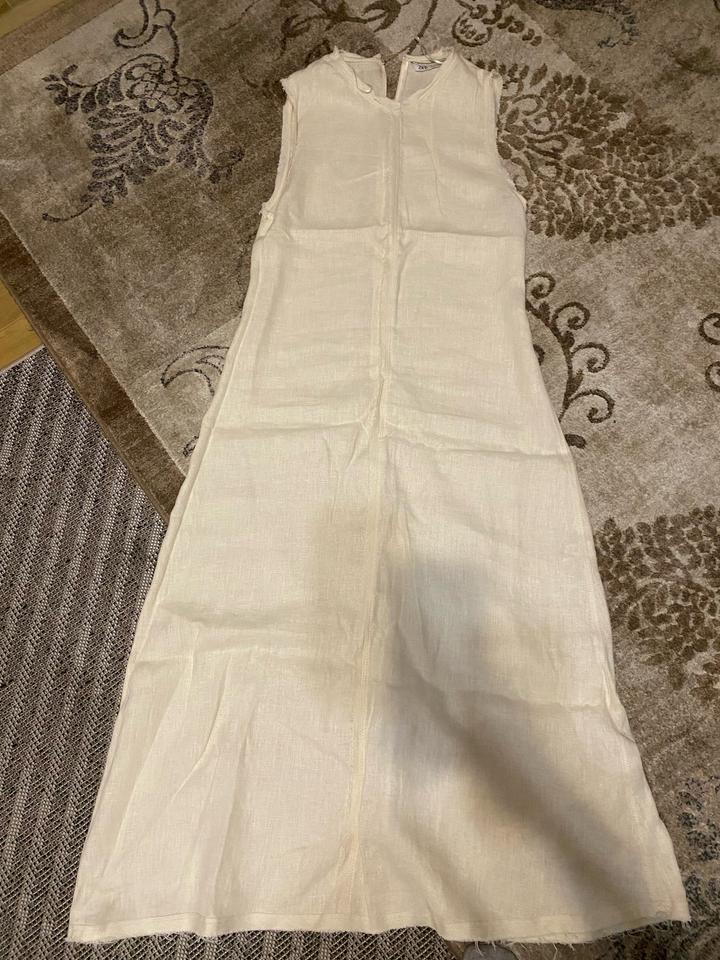 Белое платье zara