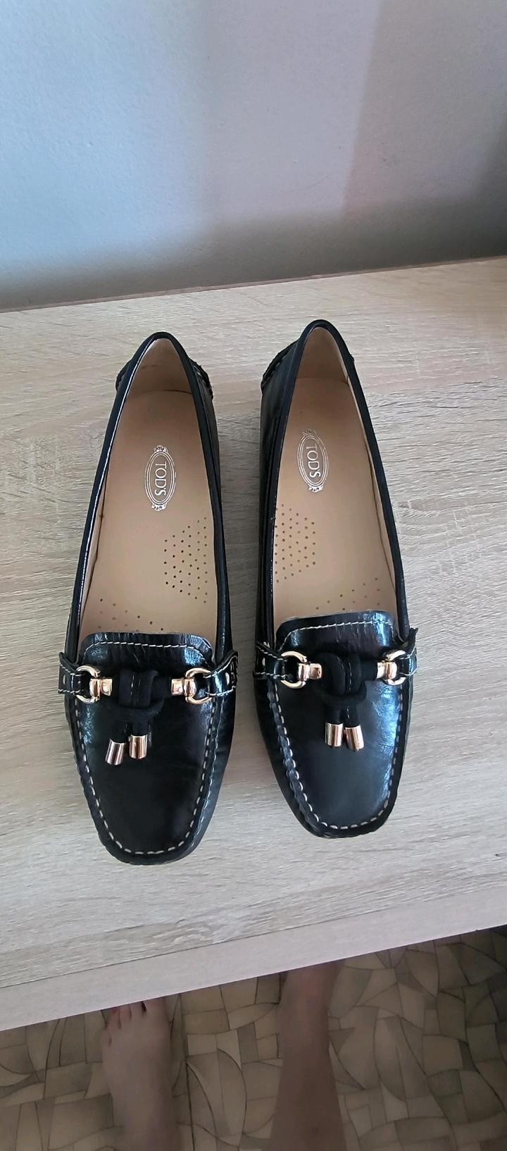 Мокасины кожаные