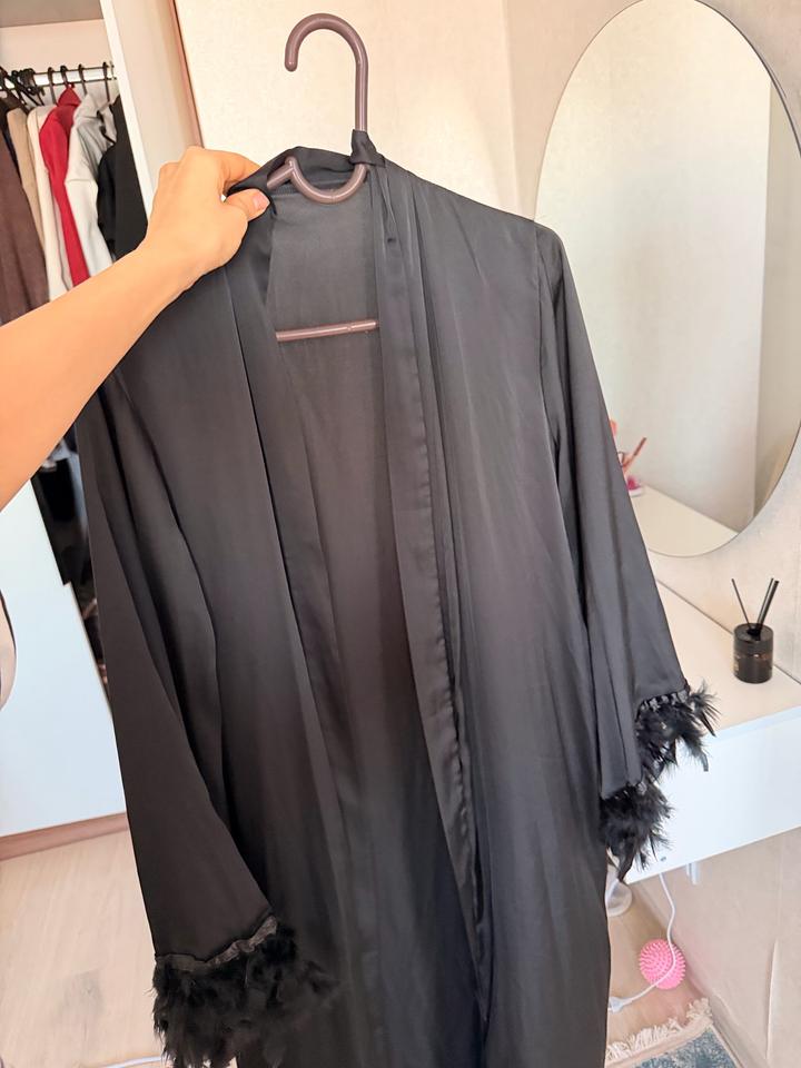 Халат домашний с перьями