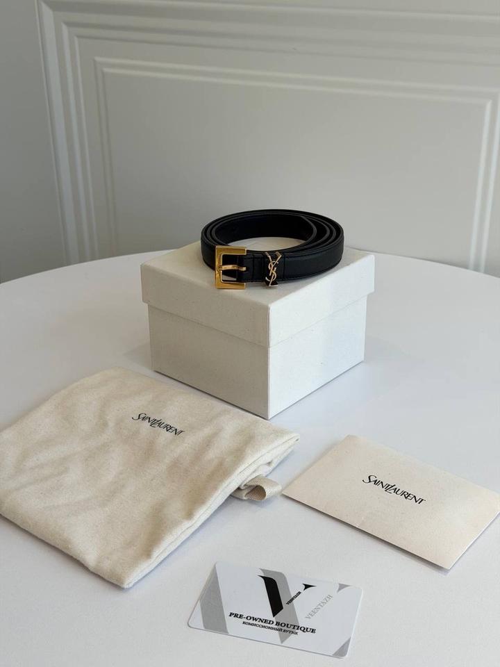 Ремень Cassandre от Saint Laurent