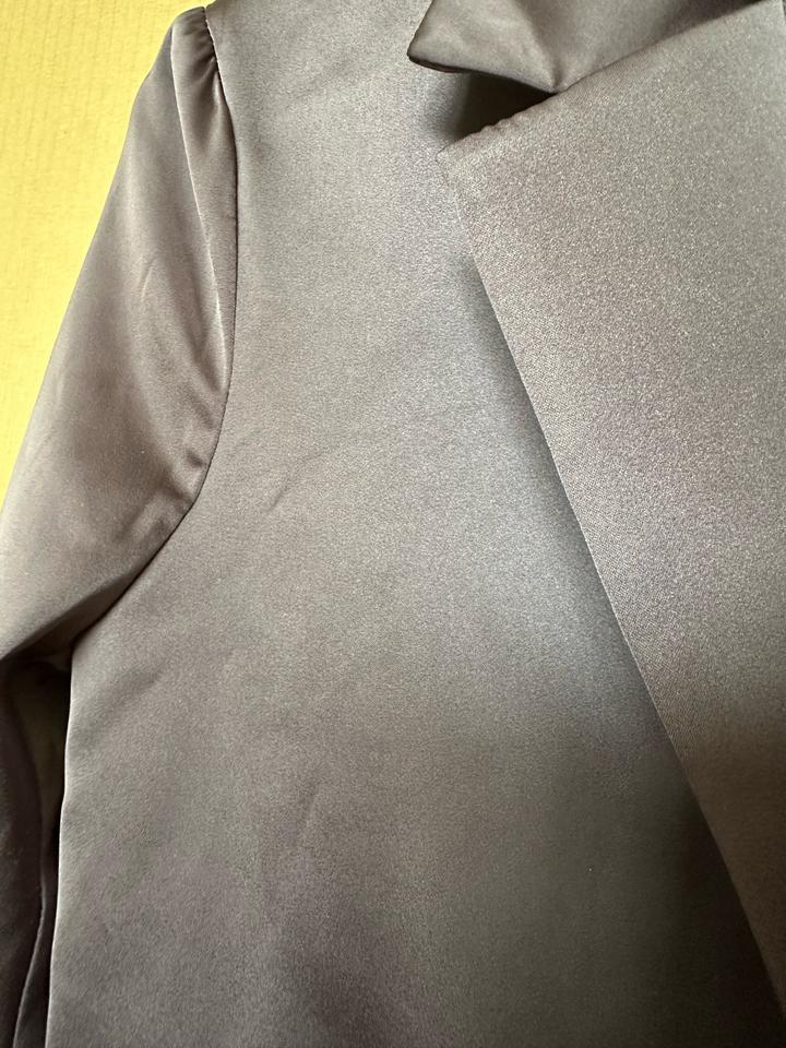 Двойка атласовая серебристая