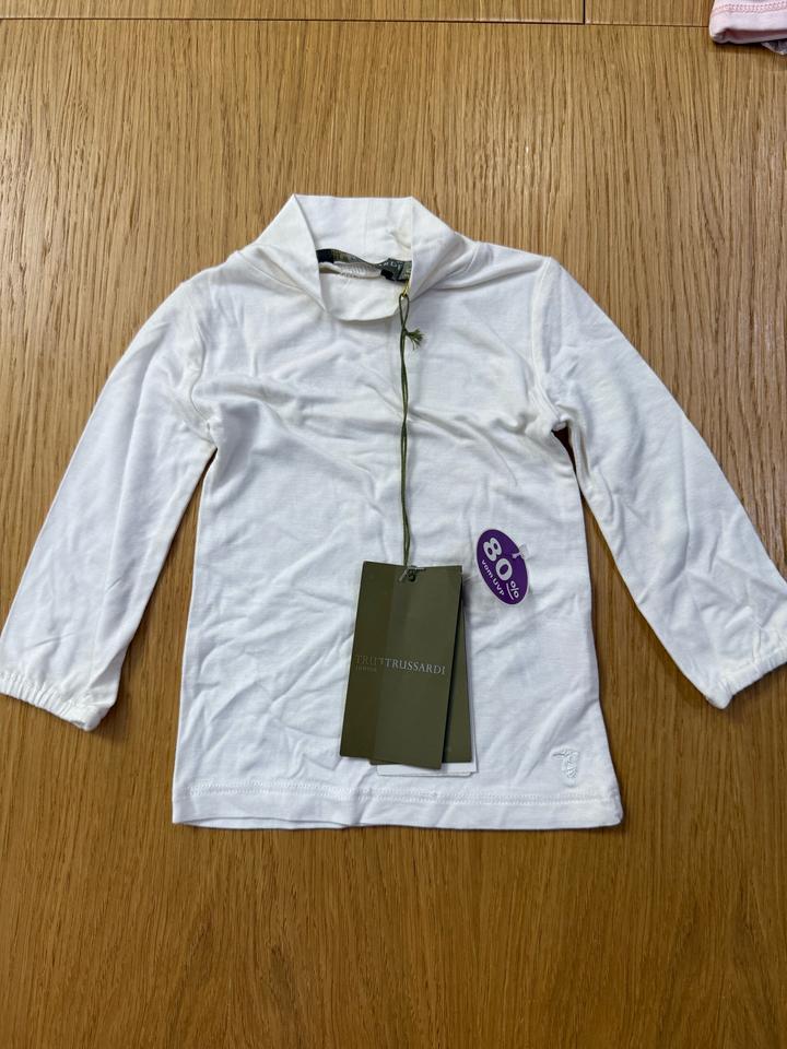 Детская водолазка бренда TRUSSARDI с длинными рукавами