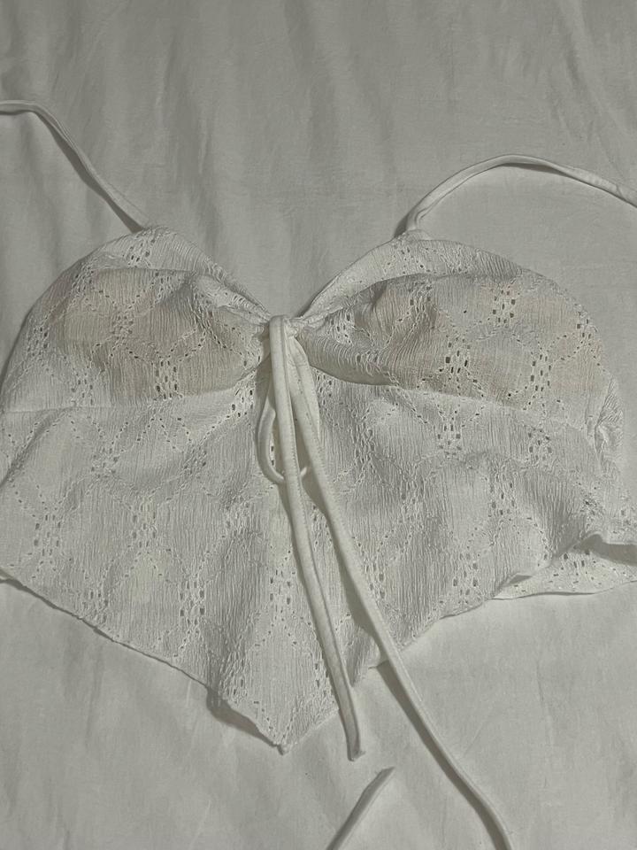 Летний топ с подкладкой в груди