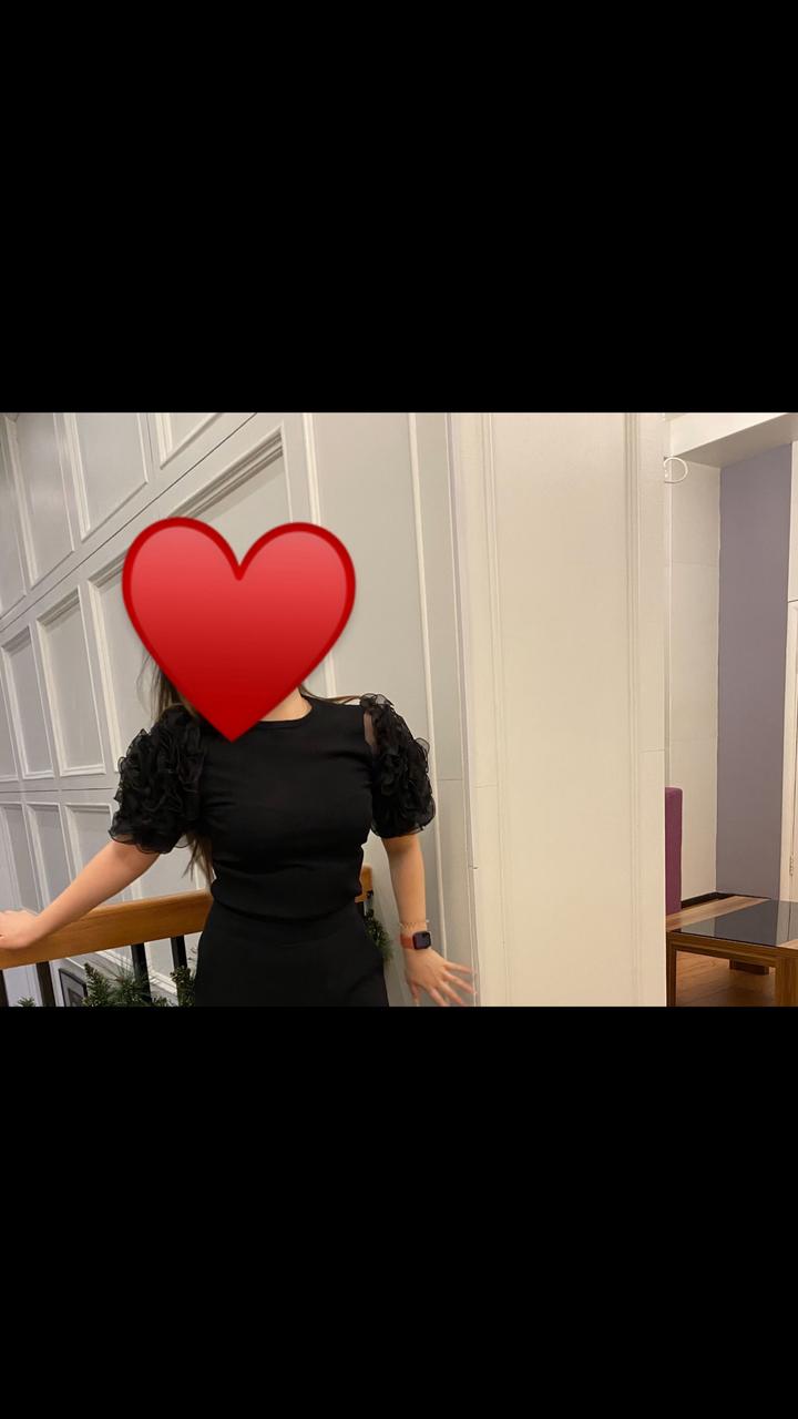 футболка с пышными рукавами