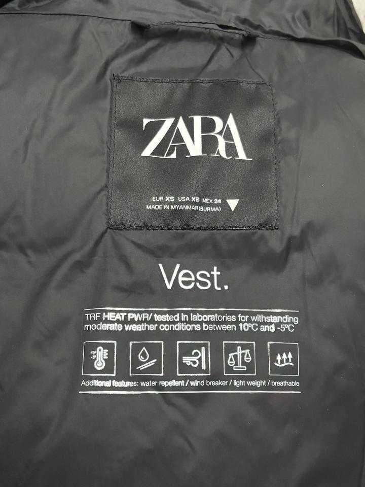 Черная безрукавка Zara