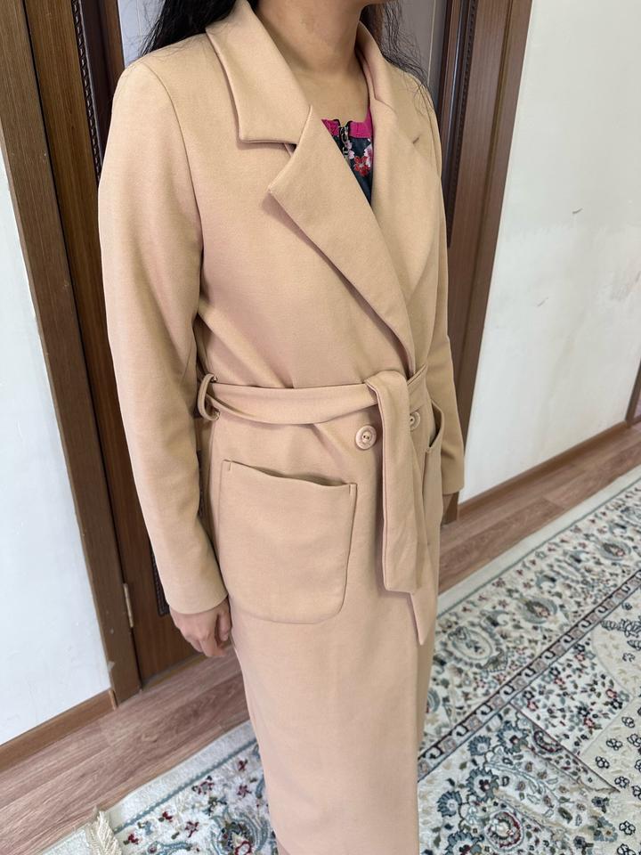 Пальто длинное