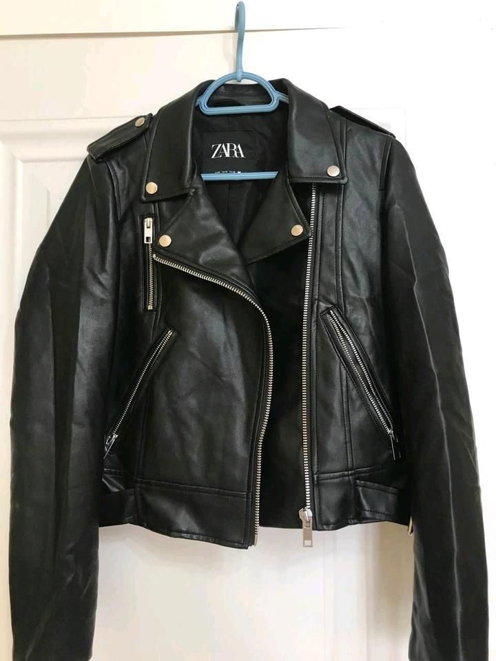 Продаю кожаную куртку от Zara 🖤Стильная и универсальная модель
