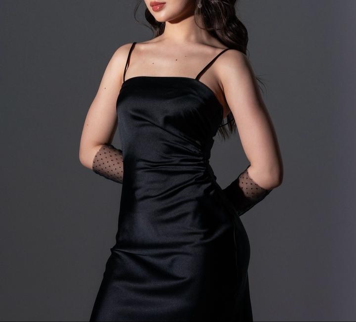 Черное платье ZARA